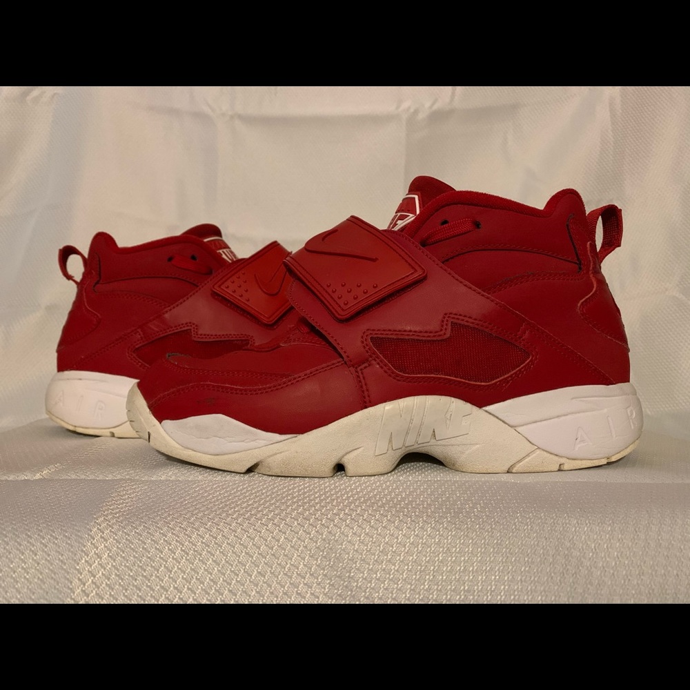 Nike Air Red Diamond Turf Deion Sanders Men Size 9